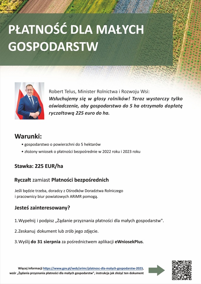 Płatność dla małych gospodarstw